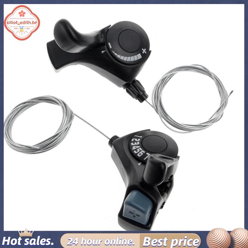 TX30-7 3x7 Thumb Shifter Com Indicador De Engrenagem Conjunto De Alavanca De Freio De Câmbio De Bicicleta De 21 Velocida