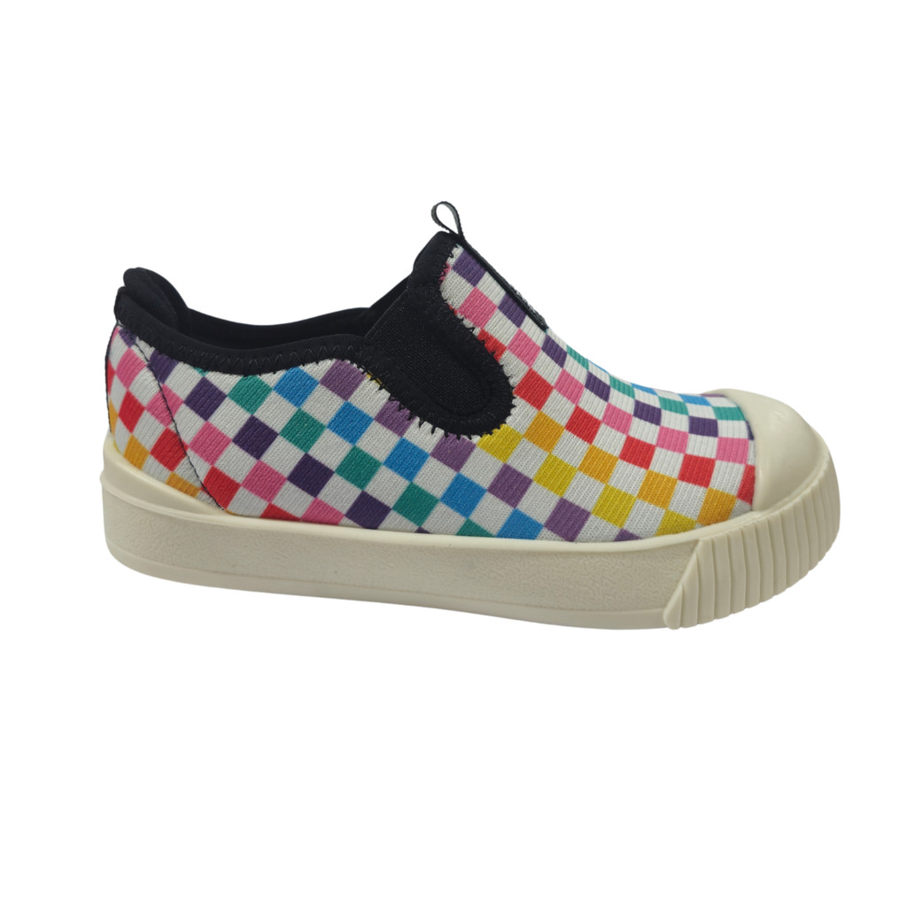 95001020_1275 TENIS INFANT TEXTIL XADREZ/OFFWHITE