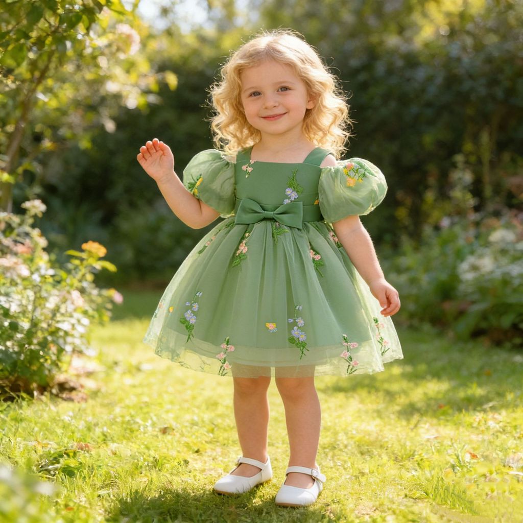 Atacado 2026 vestido Pettiskirt vestido de um ano saia vestido de desempenho vestido infantil vestido de princesa infant