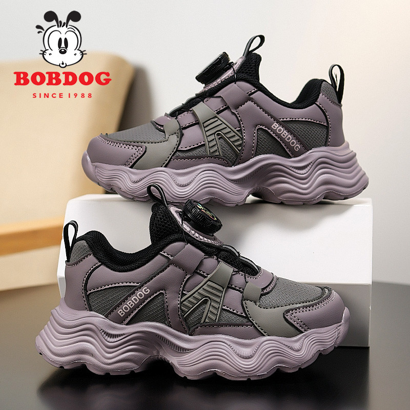 Bobo sapatos infantis para meninas papai sapatos outono inverno couro à prova dwaterproof água sapatos esportivos infant