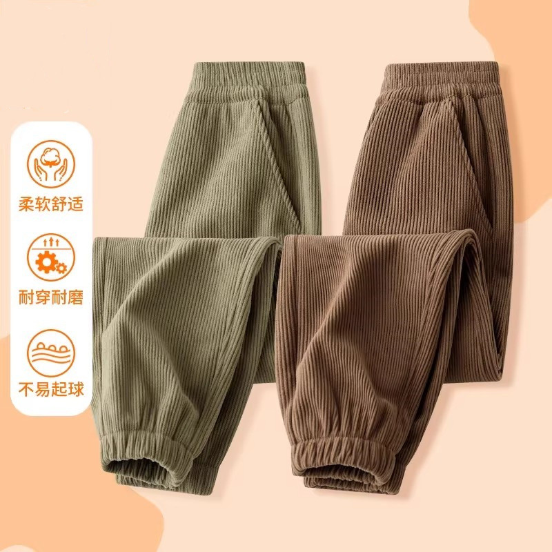 Calças infantis calças infantis meninos calças casuais outono verão roupas novo estilo calças de moletom de malha infant
