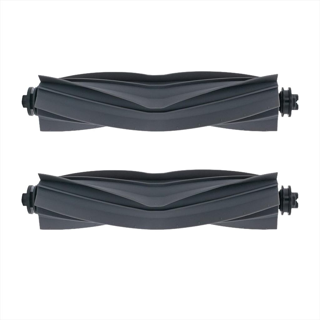 2 peças de escova principal, escova de borracha cinza, compatível com Dreame X30 Ultra/X40 Ultra/L10s Ultra/L20 Ultra/L1