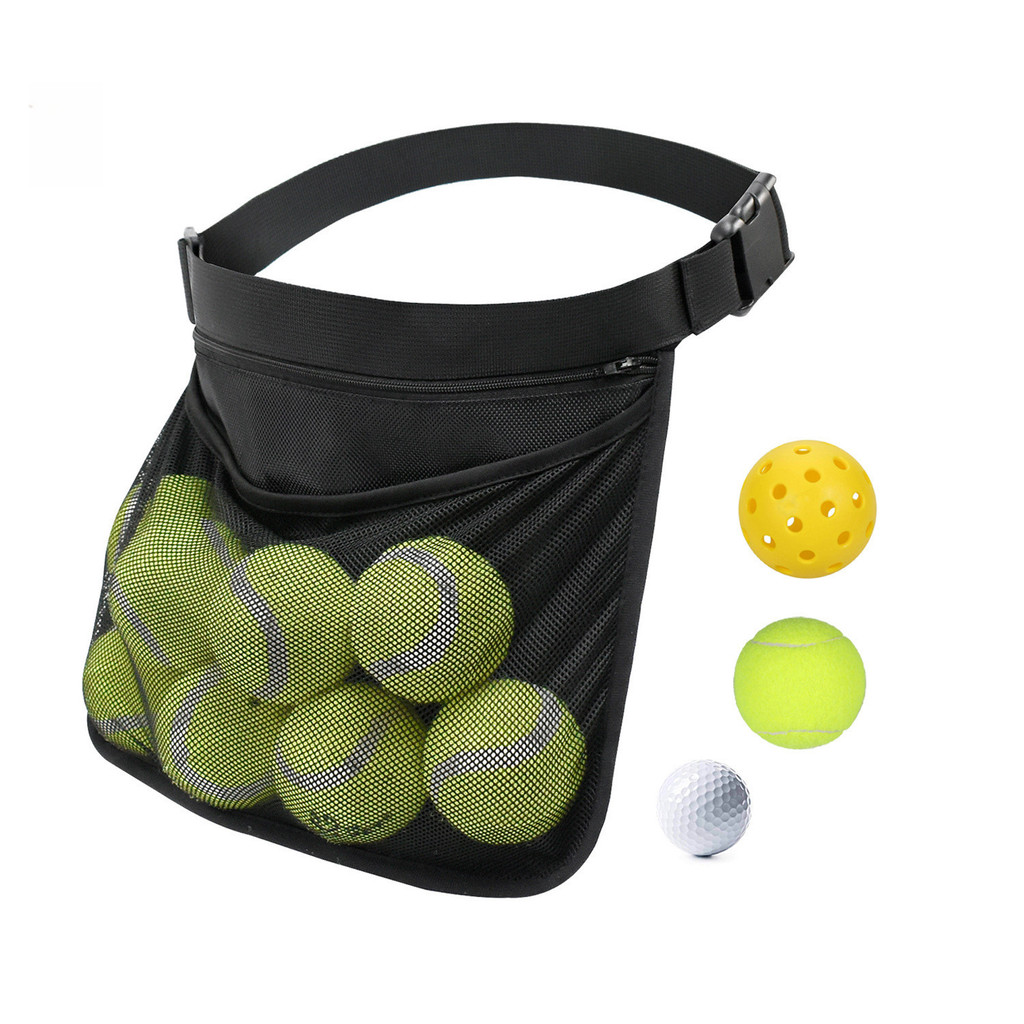 Saco de armazenamento de tênis de mesa pick-up bola saco de transporte de golfe treinamento prático respirável pick-up s