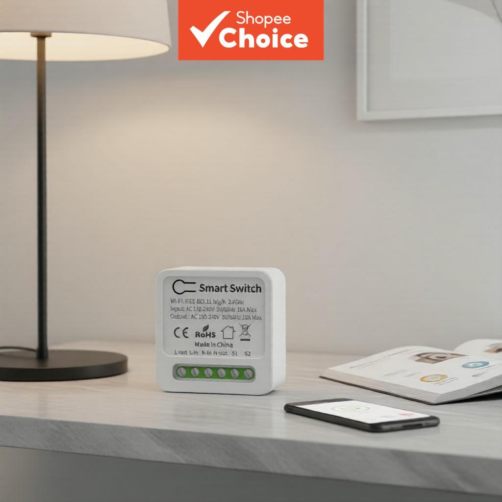 WiFi Smart Switch 16A Timer Suporte Google Home Alexa Voice