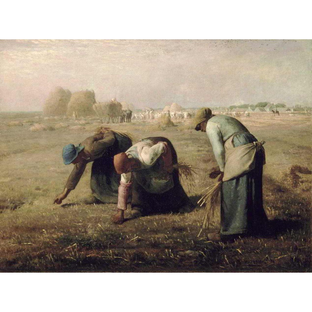 As respigadeiras - Jean-François Millet - Tela Canvas Para Quadro