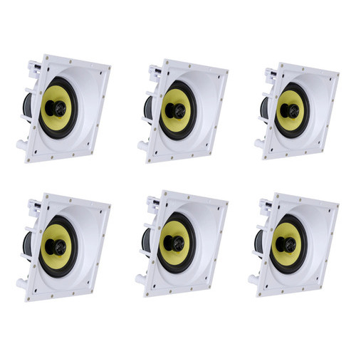 Kit 6 Caixas Arandela Quadrada Jbl Angulada Ci Plus 6sa 160w