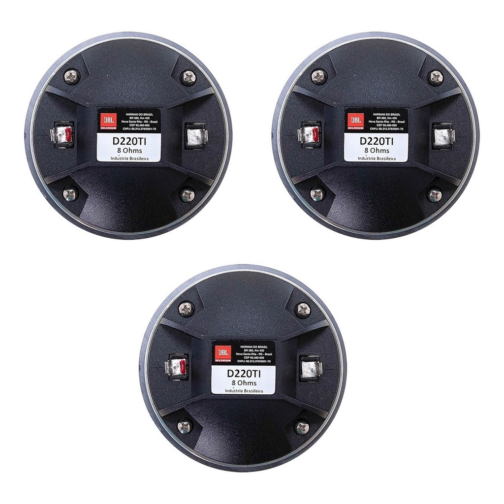 Kit 3 Driver Som Potente D220ti Jbl Selenium Jarrao 160w Max