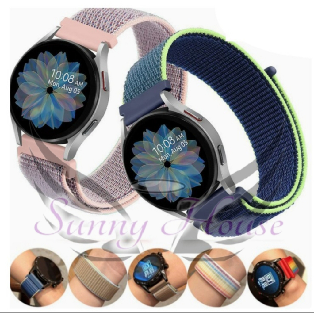Pulseira De Nylon Velcro Para Garmin Forerunner 165 Active2 GTR47mm GTS2mini GTR3/PRO Para 20/22mm