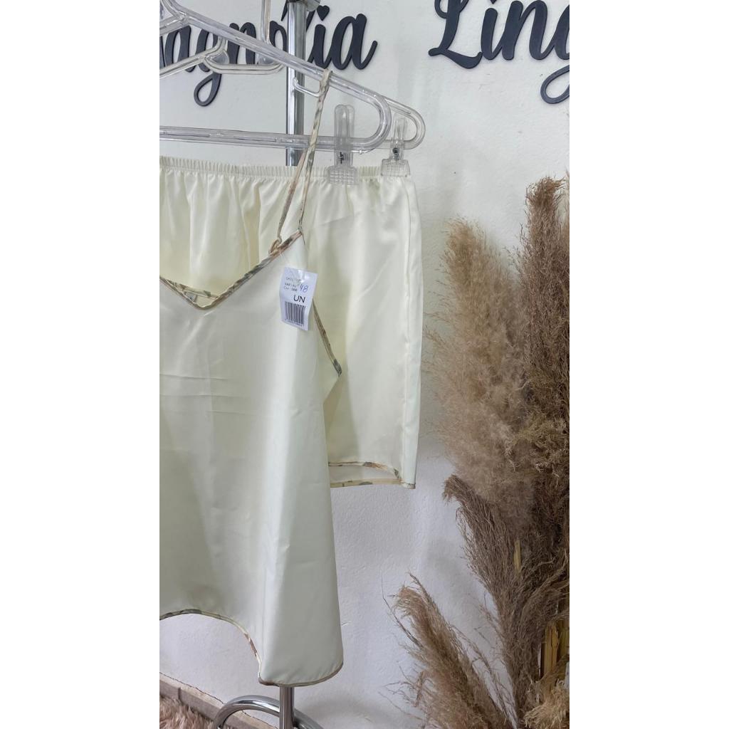Short Doll Acetinado Confortável Plus Size Mod.62055