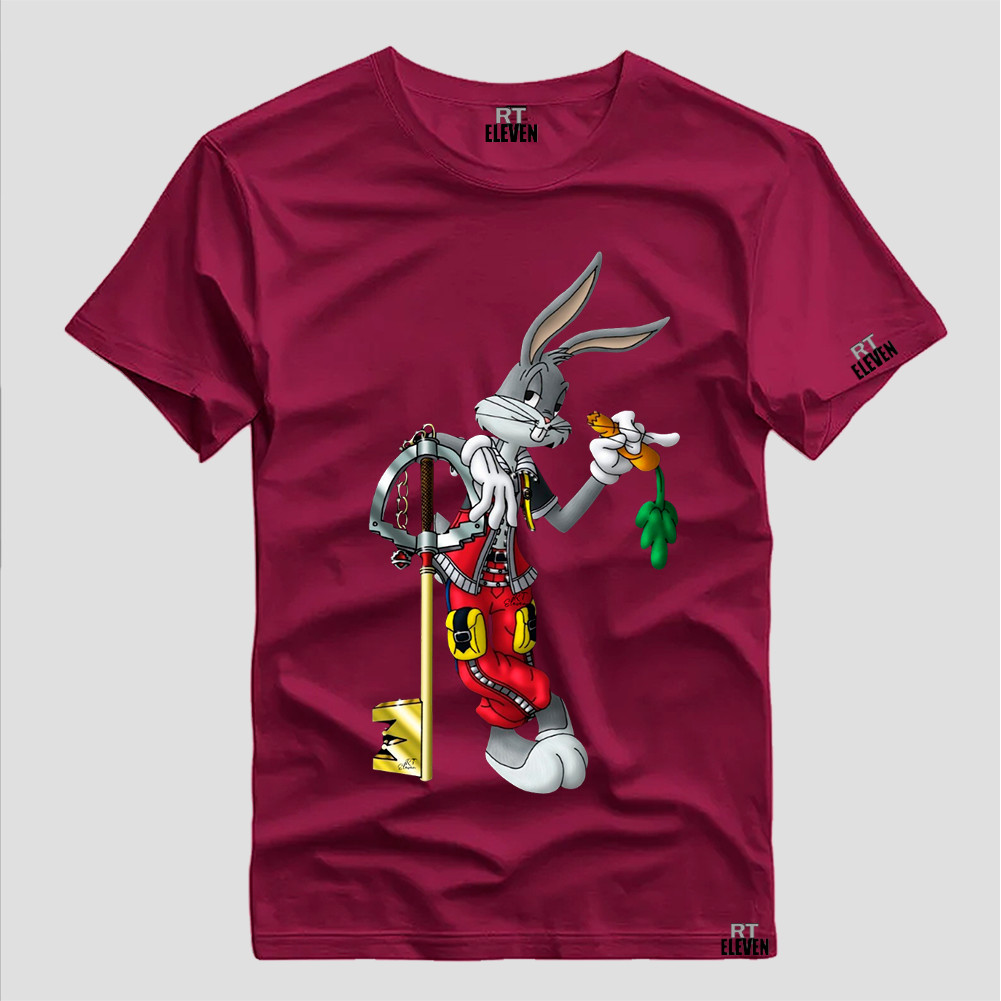 Camiseta Desenhos Pernalonga Estampada Linha Premium  camiseta Tshirt Malha 100% Algodão Fio 30.1  Unissex - ref 210