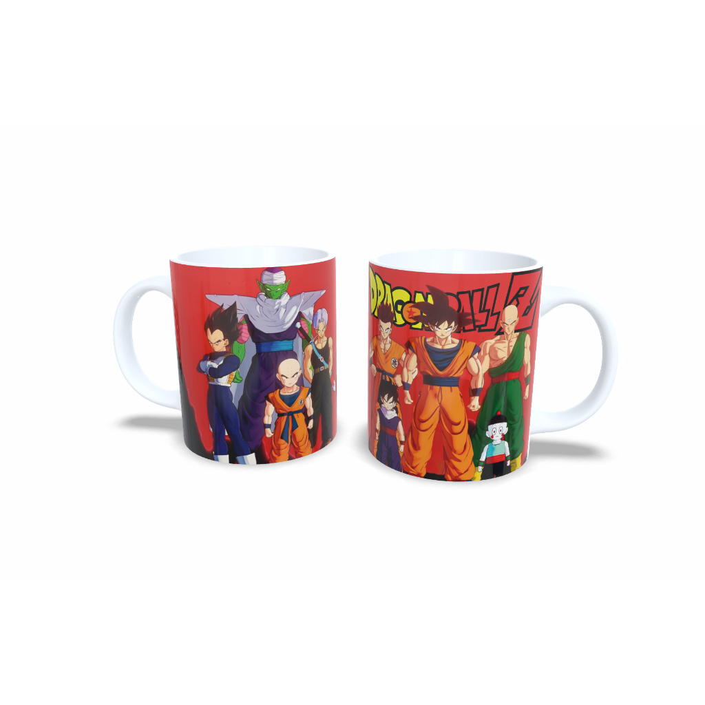 Caneca Anime Dragon Ball Z Personalizada Nome Goku Personagens Abertura Serie Cell Full HD 2515