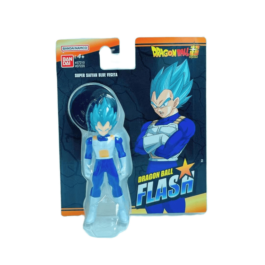 Figura Dragon Ball Anime Goku Japão Flash Series Super Saiyan Blue Vegeta Bandai