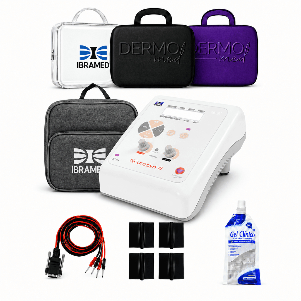 Neurodyn III Aparelho De Tens Fes Burst Fisioterapia - Ibramed