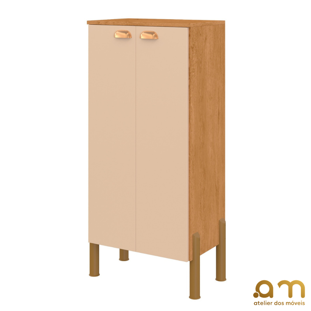 Sapateira Multiuso Closet Organizadora Calçados 2 Porta Milano Com PÉ OU ROLLER