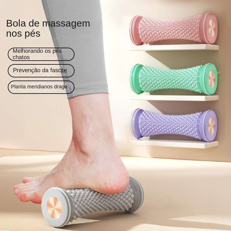 Massageador multiuso rolo de massagem fáscia relaxa muscular