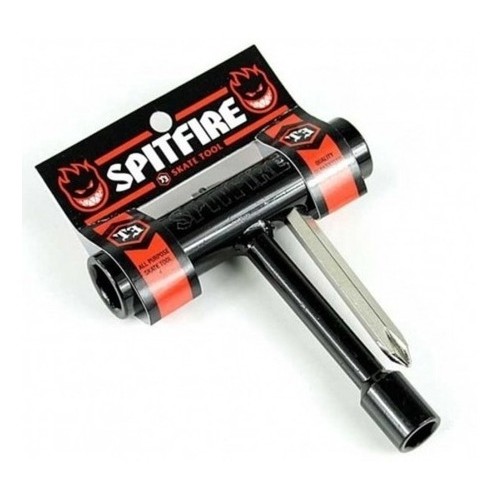 Chave T Spitfire T3 Skate Manutenção Ferramenta Multi Uso Tool Skate Ou Longboard Montagem Skt