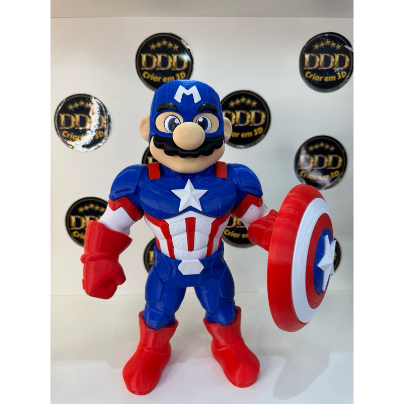 MARIO CAPITÃO AMÉRICA – EDIÇÃO HEROICA EXCLUSIVA
