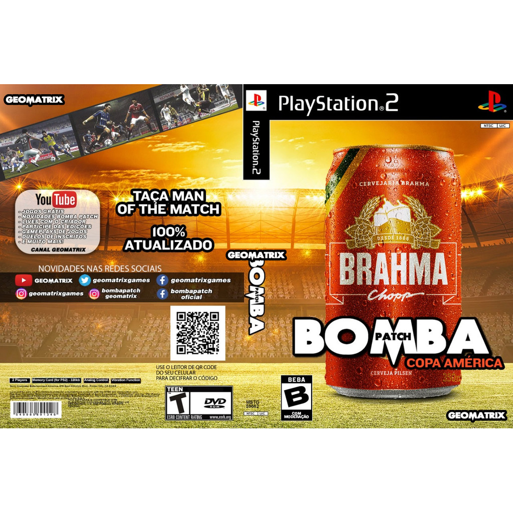Futebol B. Patch Copa América 2019 - PS2