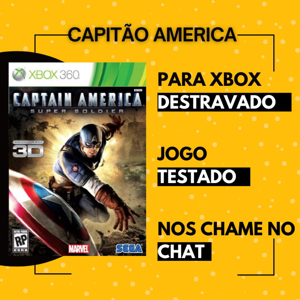CAPITÃO AMERICA - XBOX 360