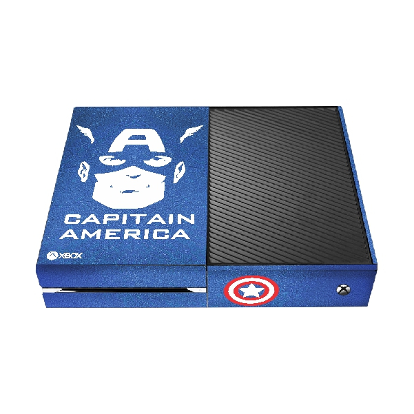 Skin Metálico Azul Xbox One Fat - Capitão América