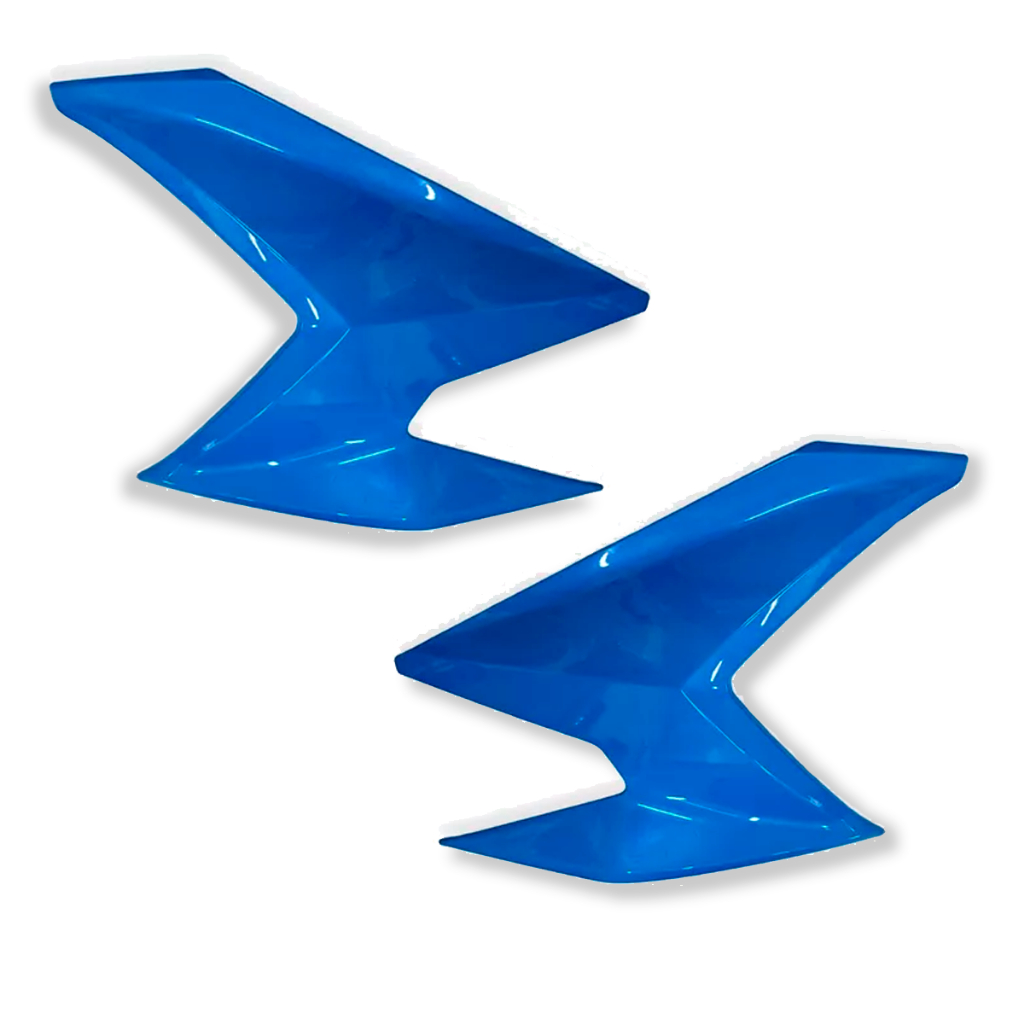 Par Carenagem Farol Azul Honda Elite 125