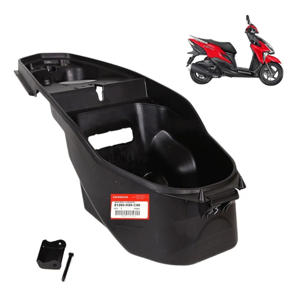 Bau Caixa Interna Capacete Elite 125 2019 A 2024 Original Honda