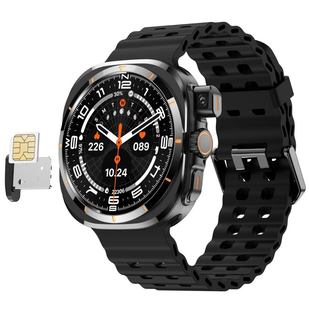 2026 BW8 ultra SmartWatch Cartão SIM 4G Todas As Chamadas De Rede Câmera HD Para Android IOS Homens Mulheres De Chamada