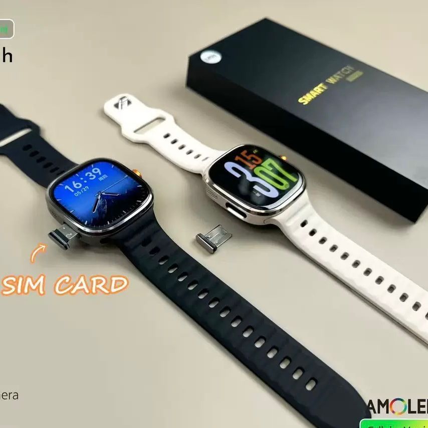 Android Smartwatch Relógio Inteligente m99 4G Cartão SIM De Telefone AMOLED Câmera Rotativa APP Download wifi GPS NFC Ch