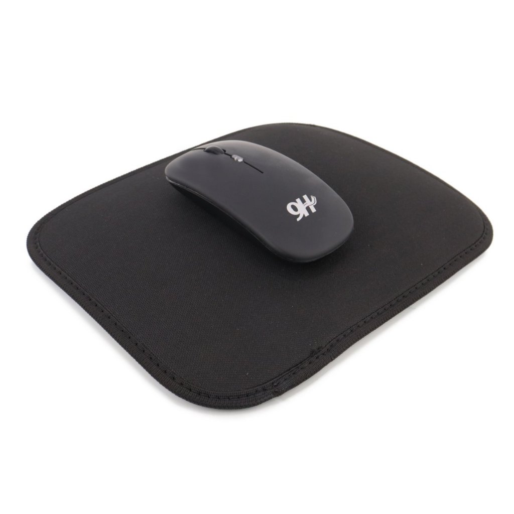 MousePad DeskPad 19x24cm Pequeno Sintético Para Mouse Escritório Office