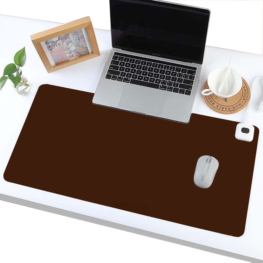Deskpad couro office escritório MESA Grande 70X40+porta copo