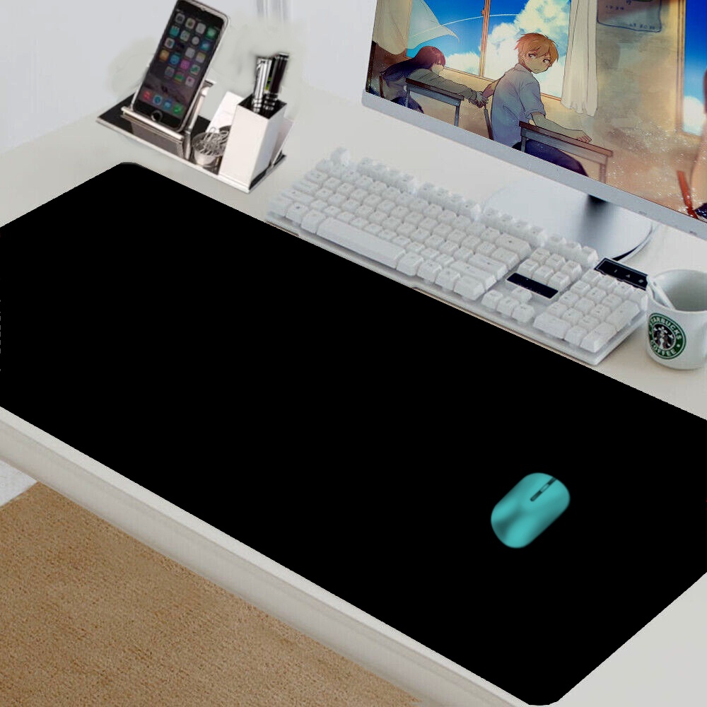 Deskpad Office Mouse Pad Gamer Em Couro Ecológico 50x30