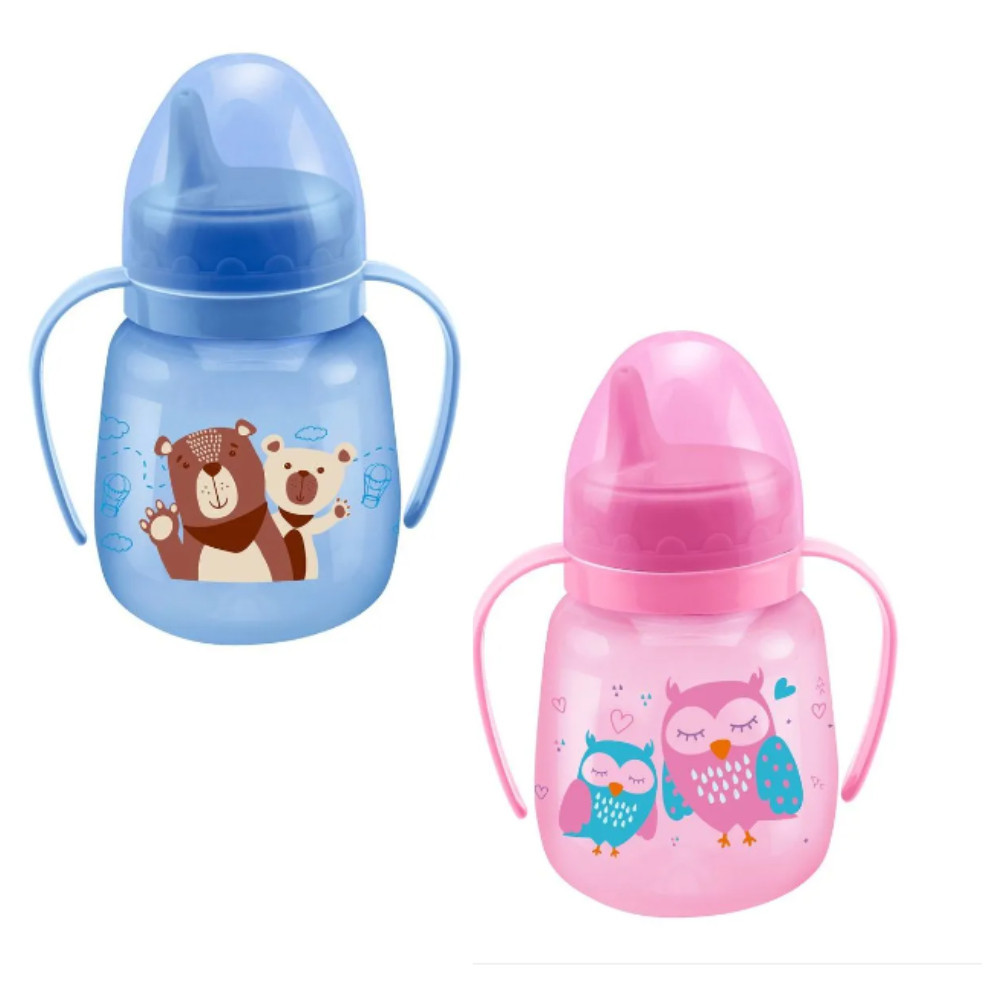 Copo de Treinamento Petita Premium com Alças 240ml – Bico de Silicone Antivazamento