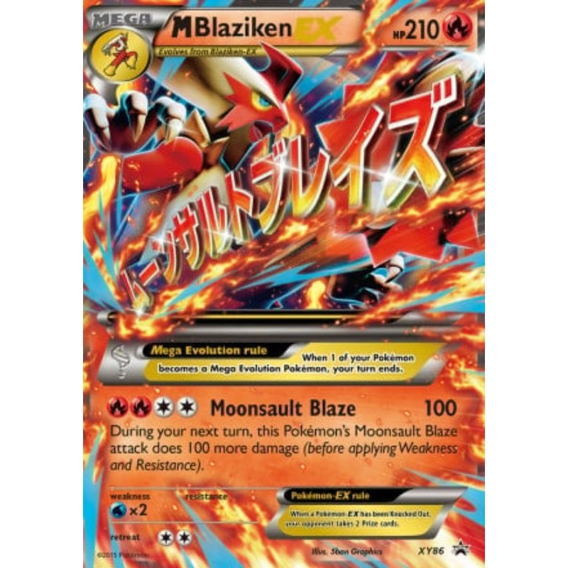 Carta Pokémon Mega Blaziken EX Original