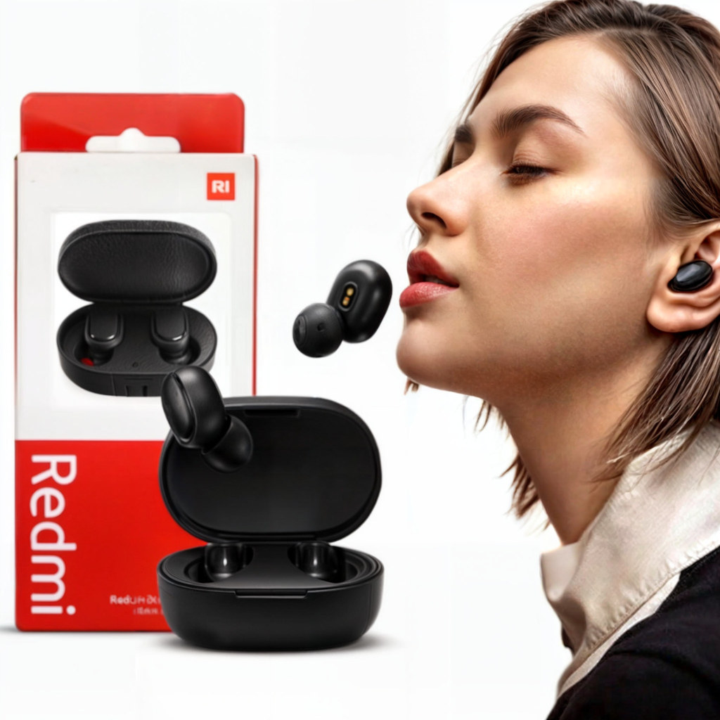 Fone de Ouvido TWS Bluetooh 5.0 REDMI Recarregável com Microfone