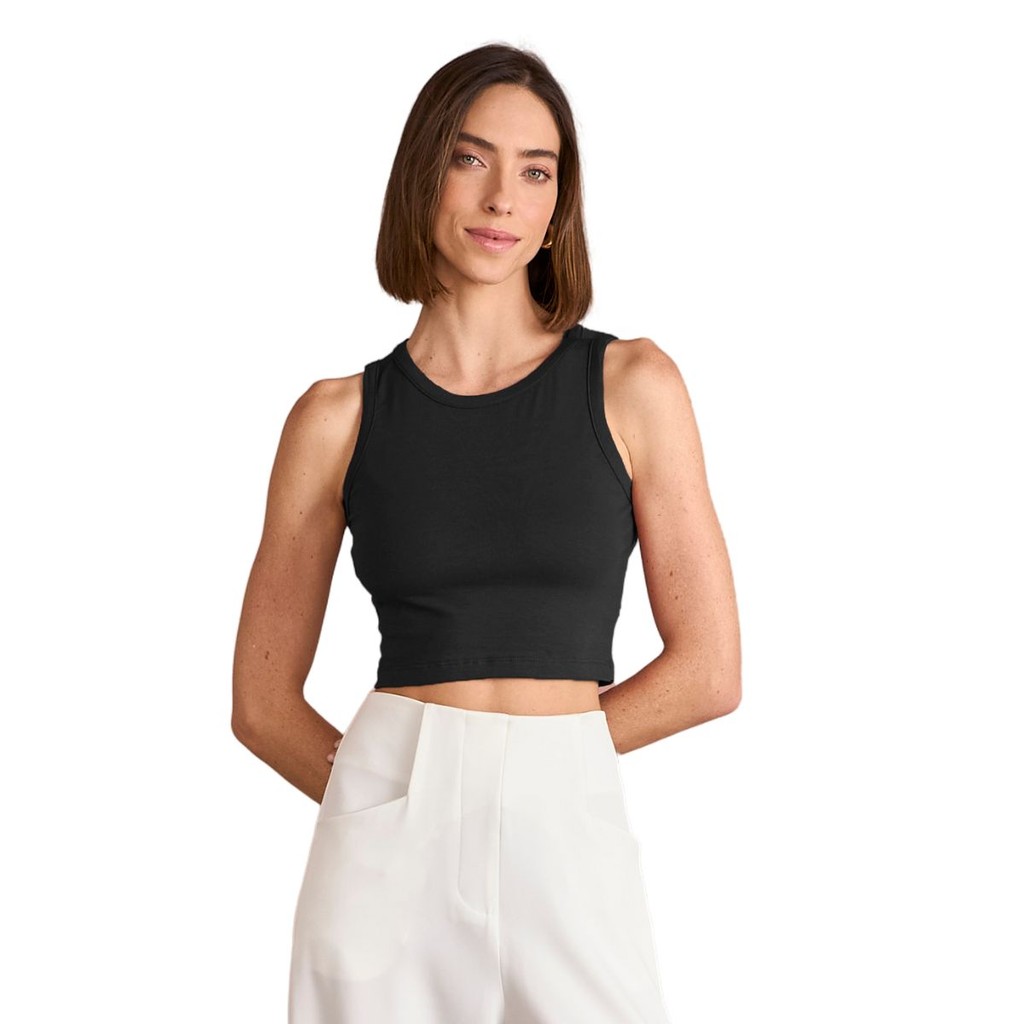 Cropped Regata Básico em Cotton 30 KB327