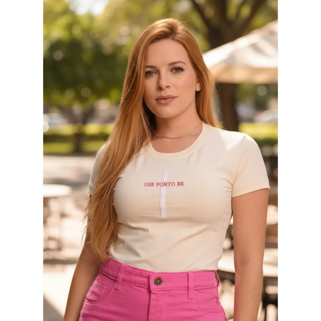 Blusa Feminina com Bordado Cotton Premium - Casual e Sofisticada para Qualquer Ocasião