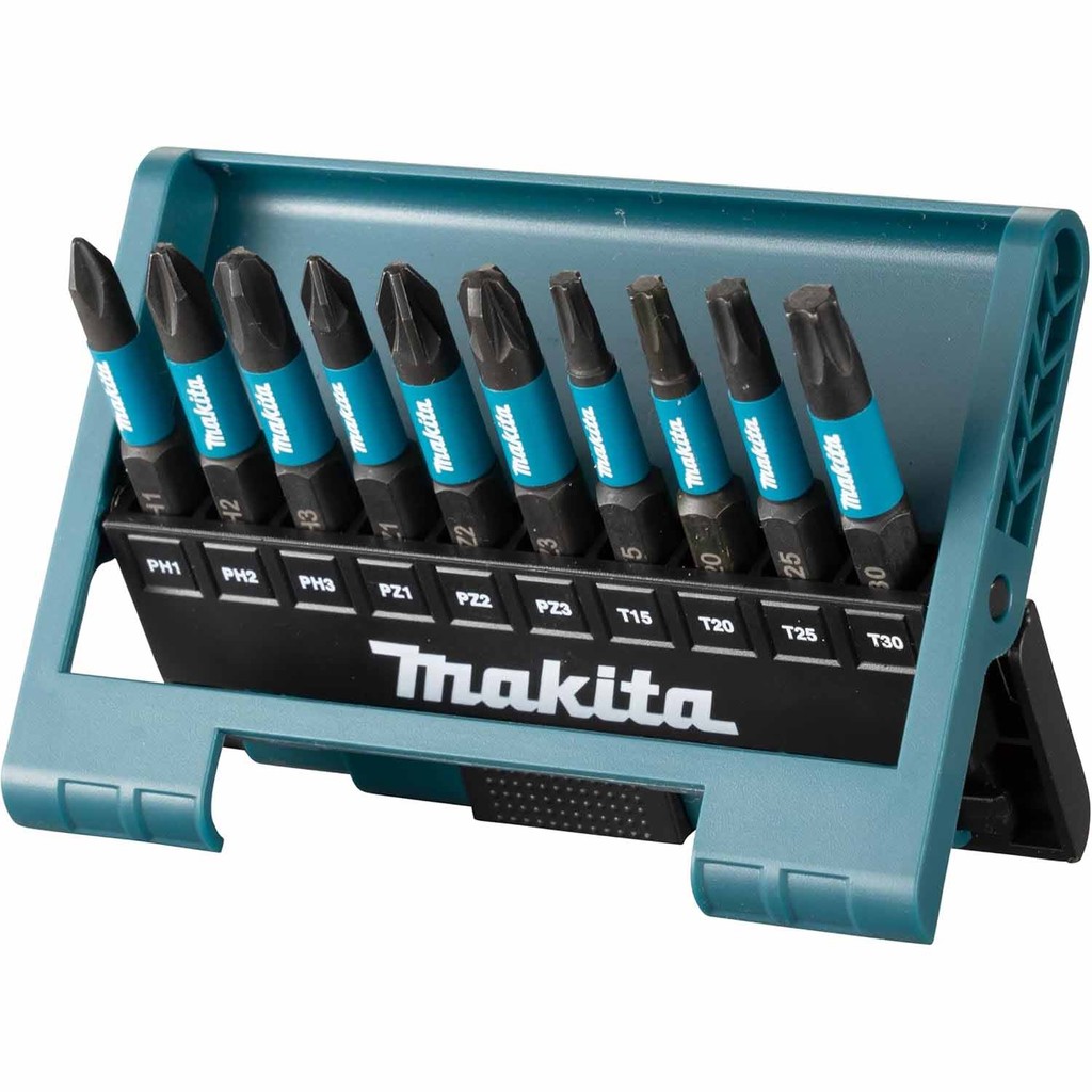 Kit de Ponteiras Bits Impact Black para Parafusadeira de Impacto MAKITA E-12011 Magnético 50mm 1/4