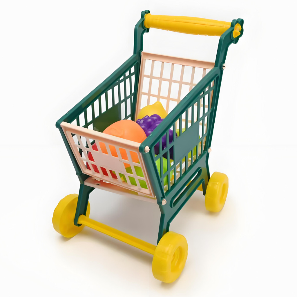 Mini Carrinho de Compras Supermercado Infantil