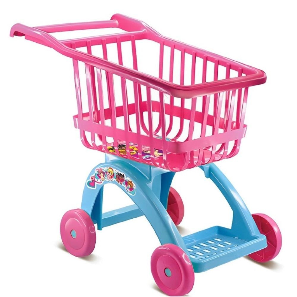 Carrinho De Compras Faz De Conta Supermercado Brinquedo Infantil Crianças +3 Anos