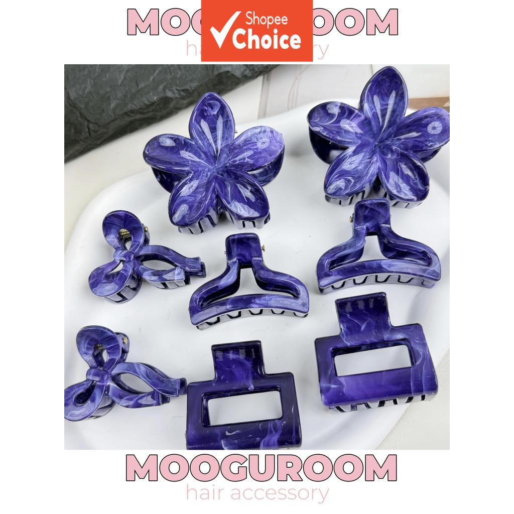 Conjunto De Clipes De Garra Média VMI – 8 Peças De Presilhas De Flores Antiderrapantes De Aderência Forte , Presente De