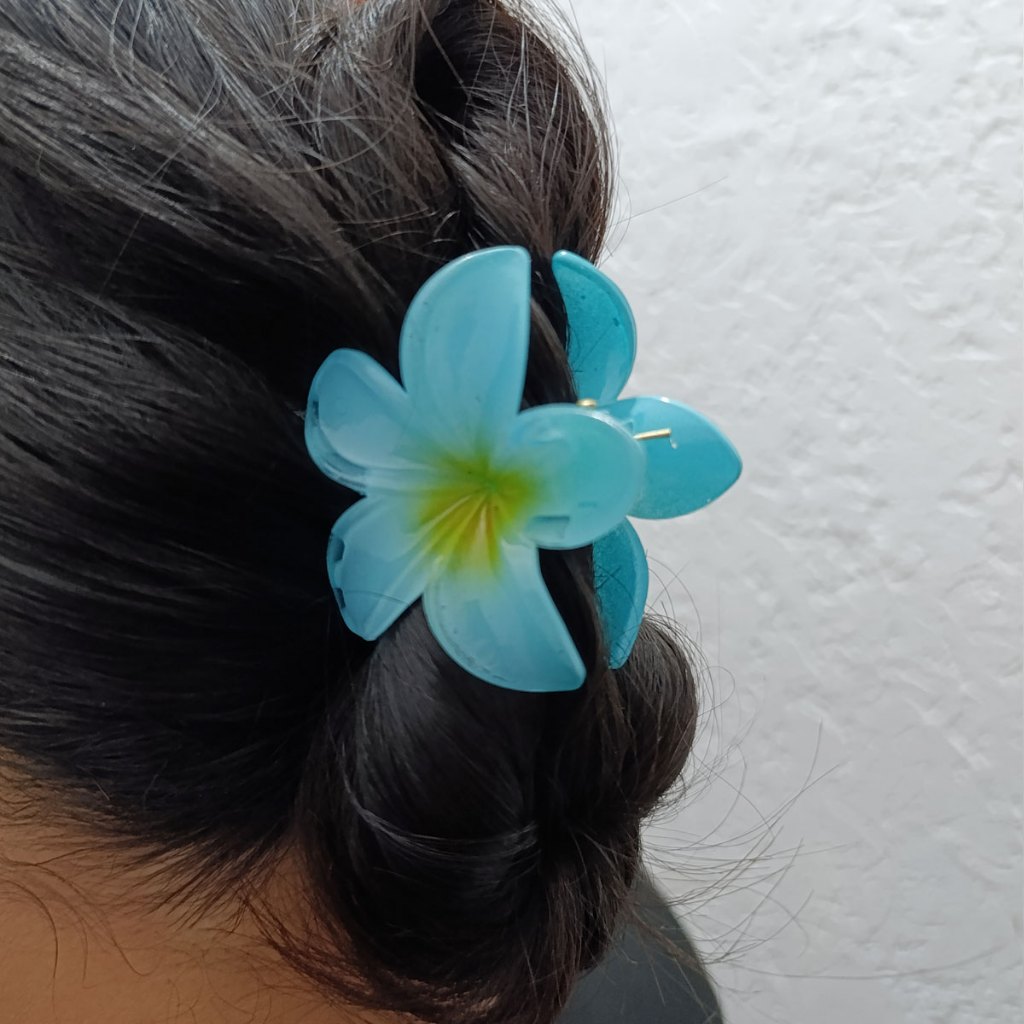 Garra Flor Clip Presilha Prendendor Cabelo Piranha Cabelo Medio Moda