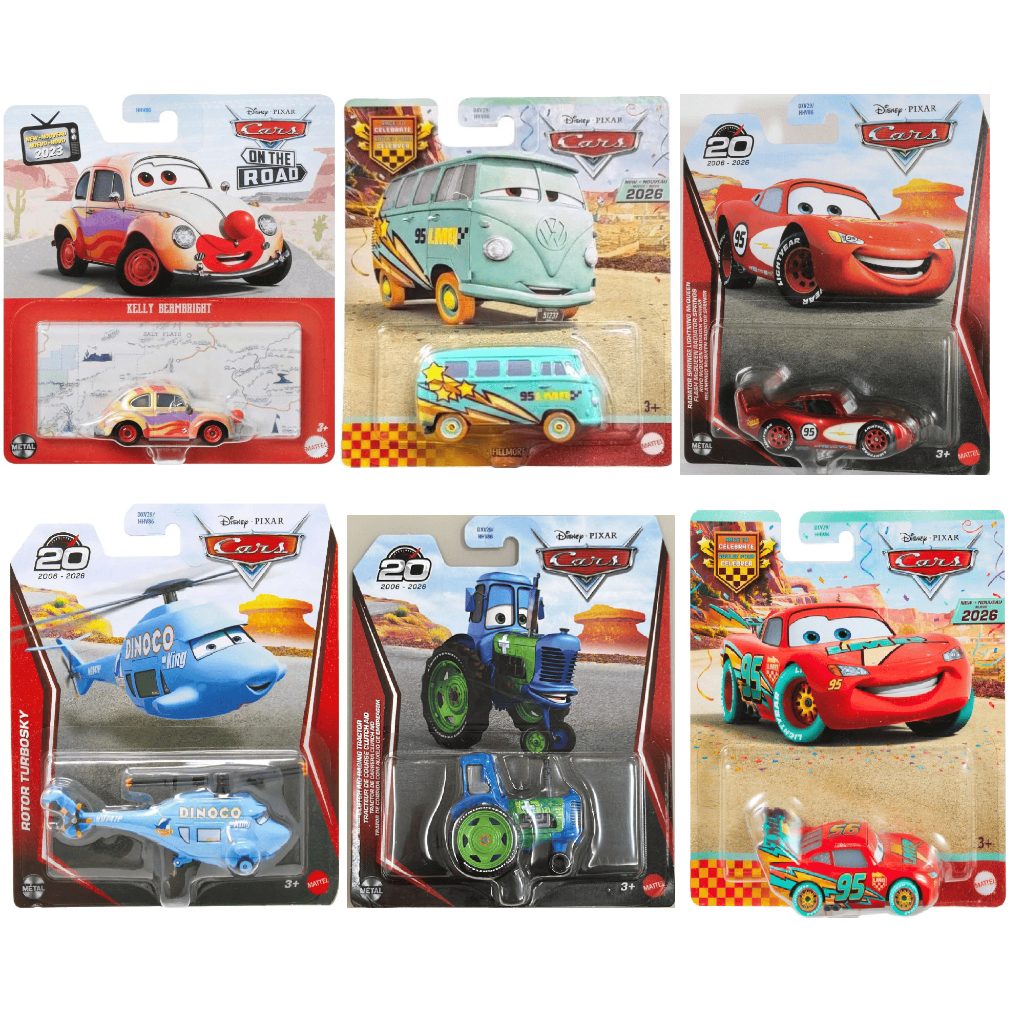 Carros Disney Pixar Cars Mcqueen DXV29 – Modelos Variáveis (Originais Mattel)