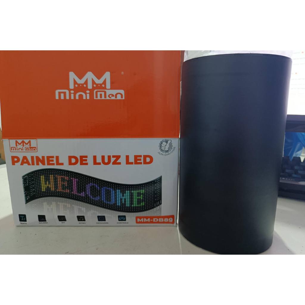 Olho Do Diabo LED Caminhão Sinal Controle Remoto Matriz Pixel Painel , Programa DIY Bluetooth App USB 5V Flex
