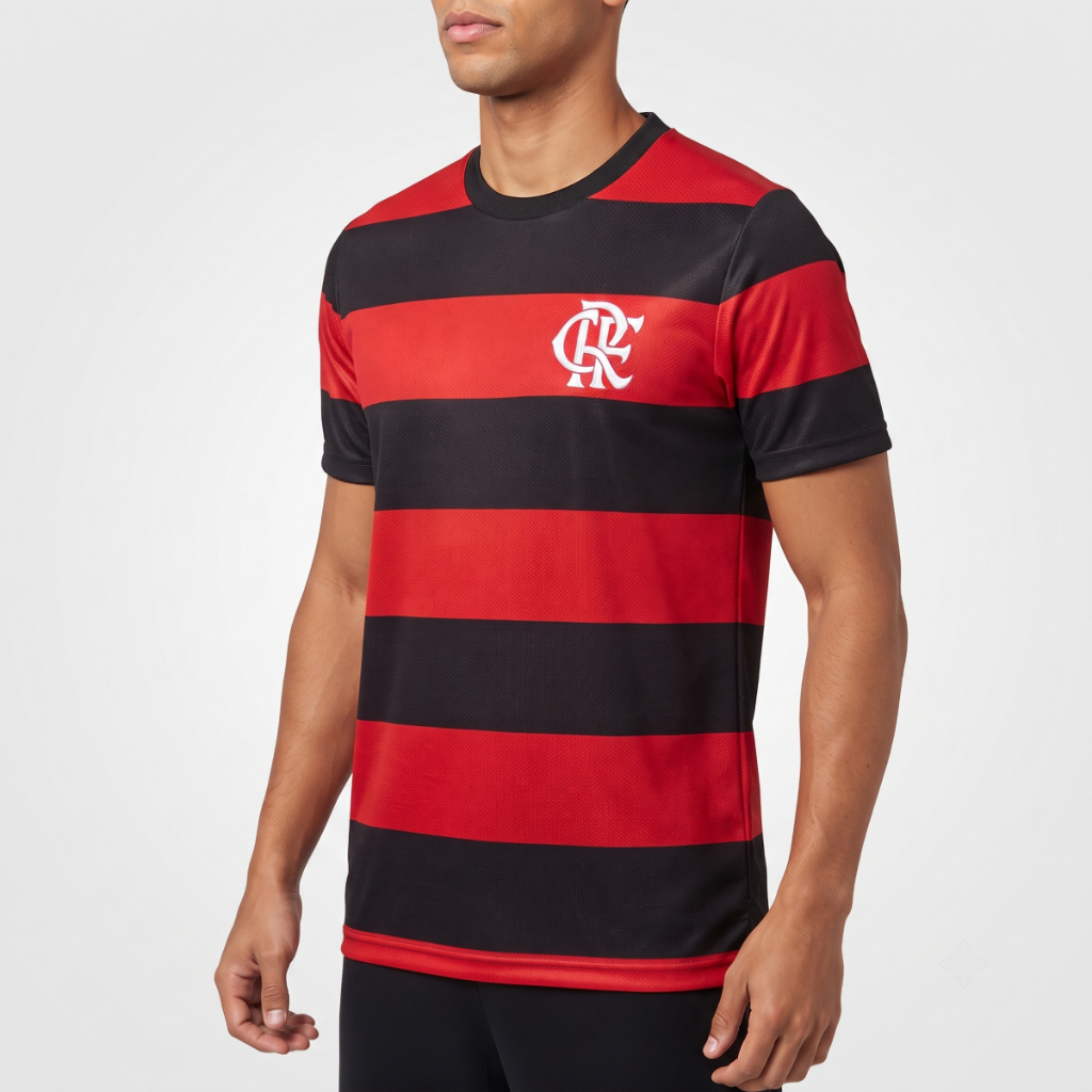 Camisa Flamengo Fan Masculina Adulto Oficial Torcedor Futebol Original Dryfit