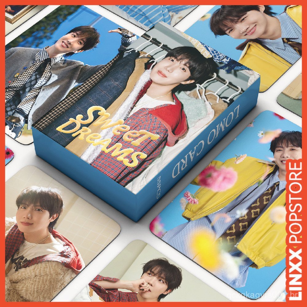 LINXX 55 Unidades BTS J-HOPE SWEET DREAMS LOMO Cartões Fotográficos K-Pop Boy Group Fan De Torcedor Colecionáveis Com Ál