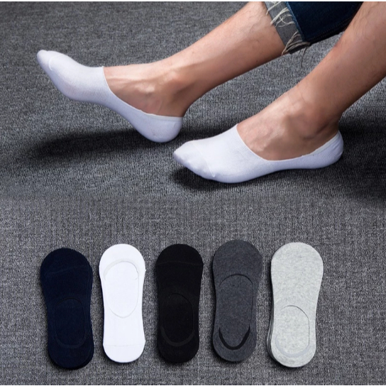 Kit Pares de MEIA SAPATILHA INVISÍVEL com Silicone Masculino e Feminino