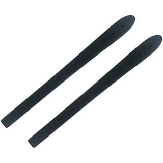 Kit Com 02 pares de Ponteiras Silicone Preto Para Reposição Manutenção óculos