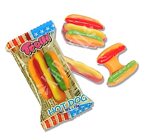 Gummi Mini Hot Dog - Doce de Gelatina - Importado Espanha