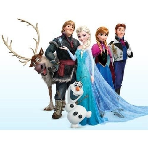 Frozen 10 Mini Displays Mdf Decoração De Festa