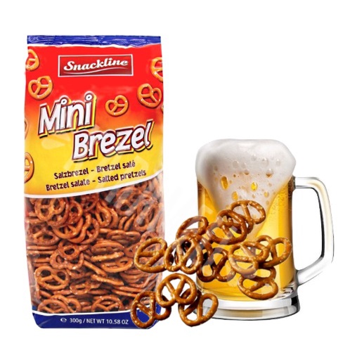 Biscoitos Mini Brezel 300g - Importado da Áustria